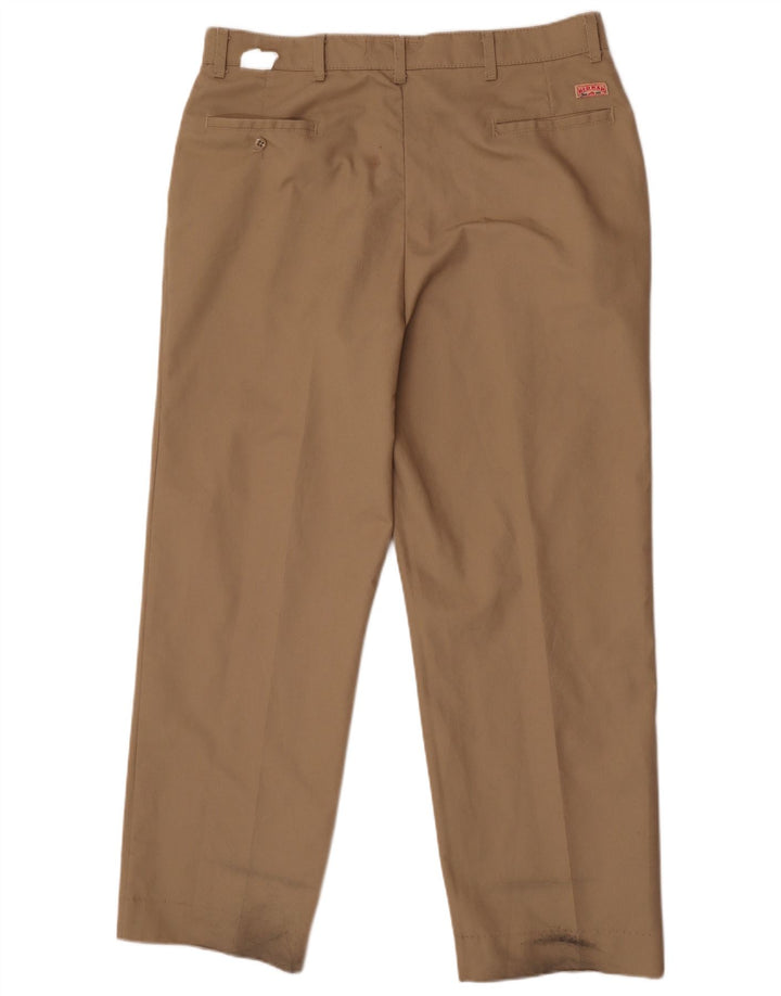 Pantalon Chino Droit Homme Red Kap W38 L30 Beige Polyester
