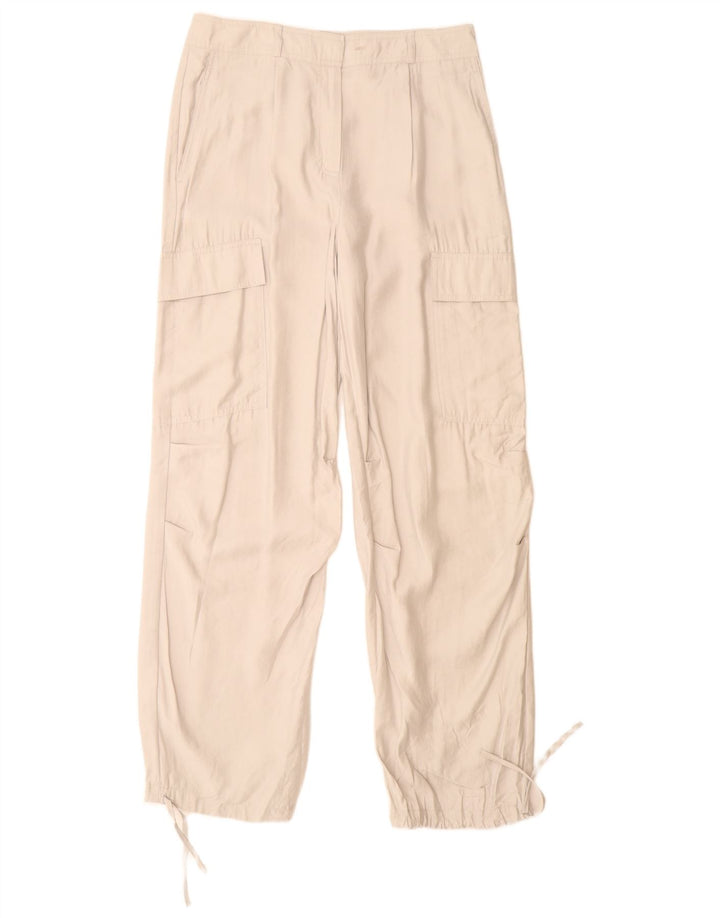 Marks & Spencer Pantalon cargo de jogging pour femme UK 12 Medium W30 L32 Gris