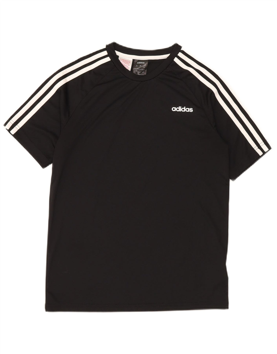 ADIDAS Garçon Climalite T-Shirt Top 13-14 ans Noir Polyester