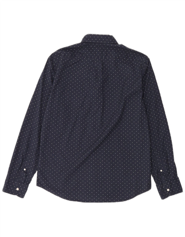J. Crew Chemise Slim Fit Homme Bleu Marine Moyen à Pois Coton