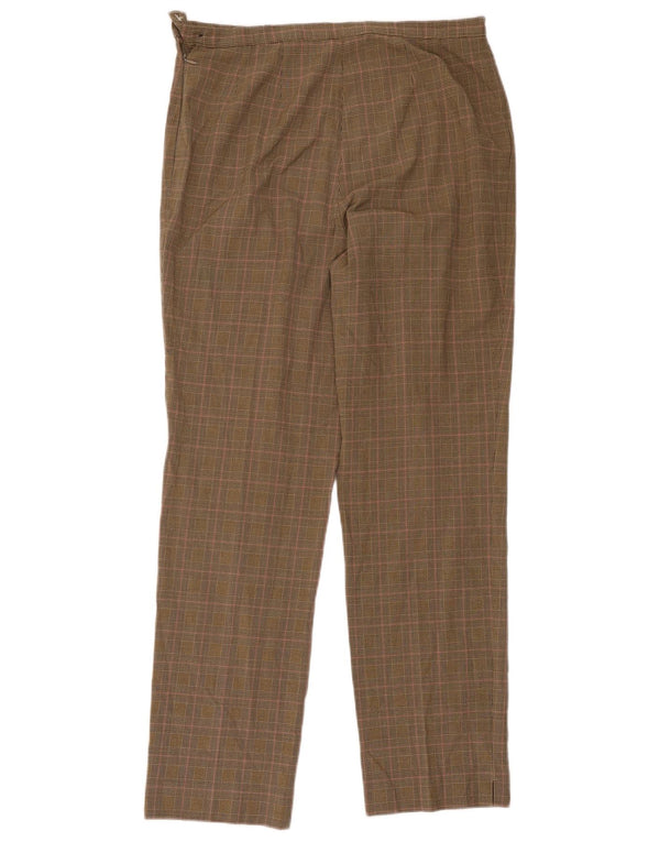 Marks & Spencer Pantalon décontracté pour femme UK 14 Large W34 L29 Marron