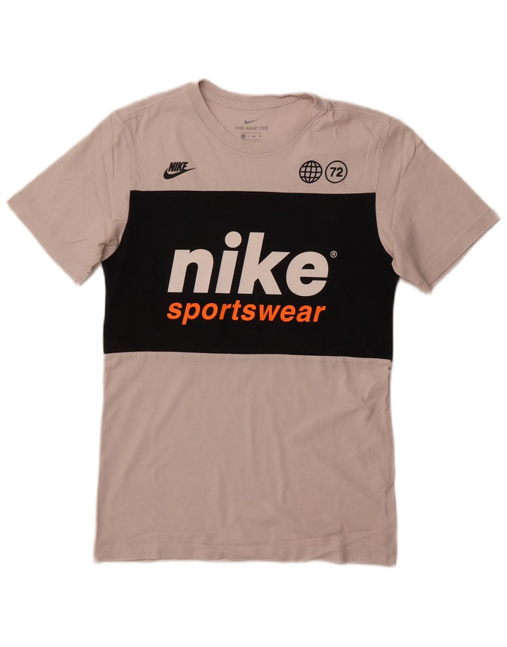 Nike T-shirt graphique pour homme XS Blanc colour block