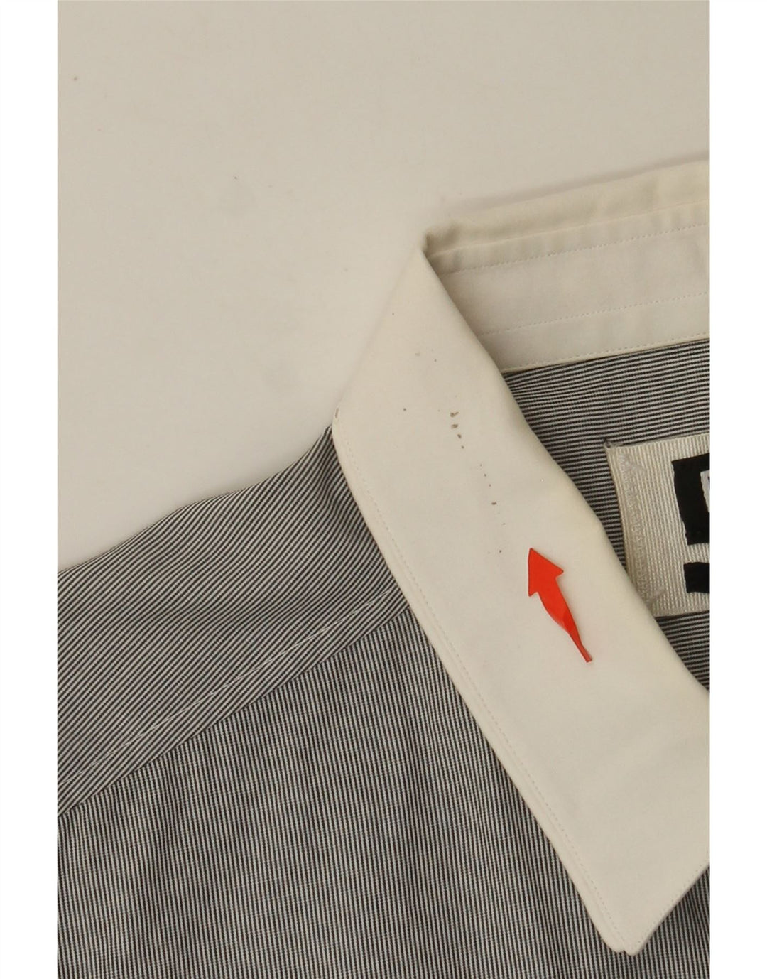 DOLCE & GABBANA Chemise Slim Fit Homme IT 52 Grand Coton à Rayures Gris