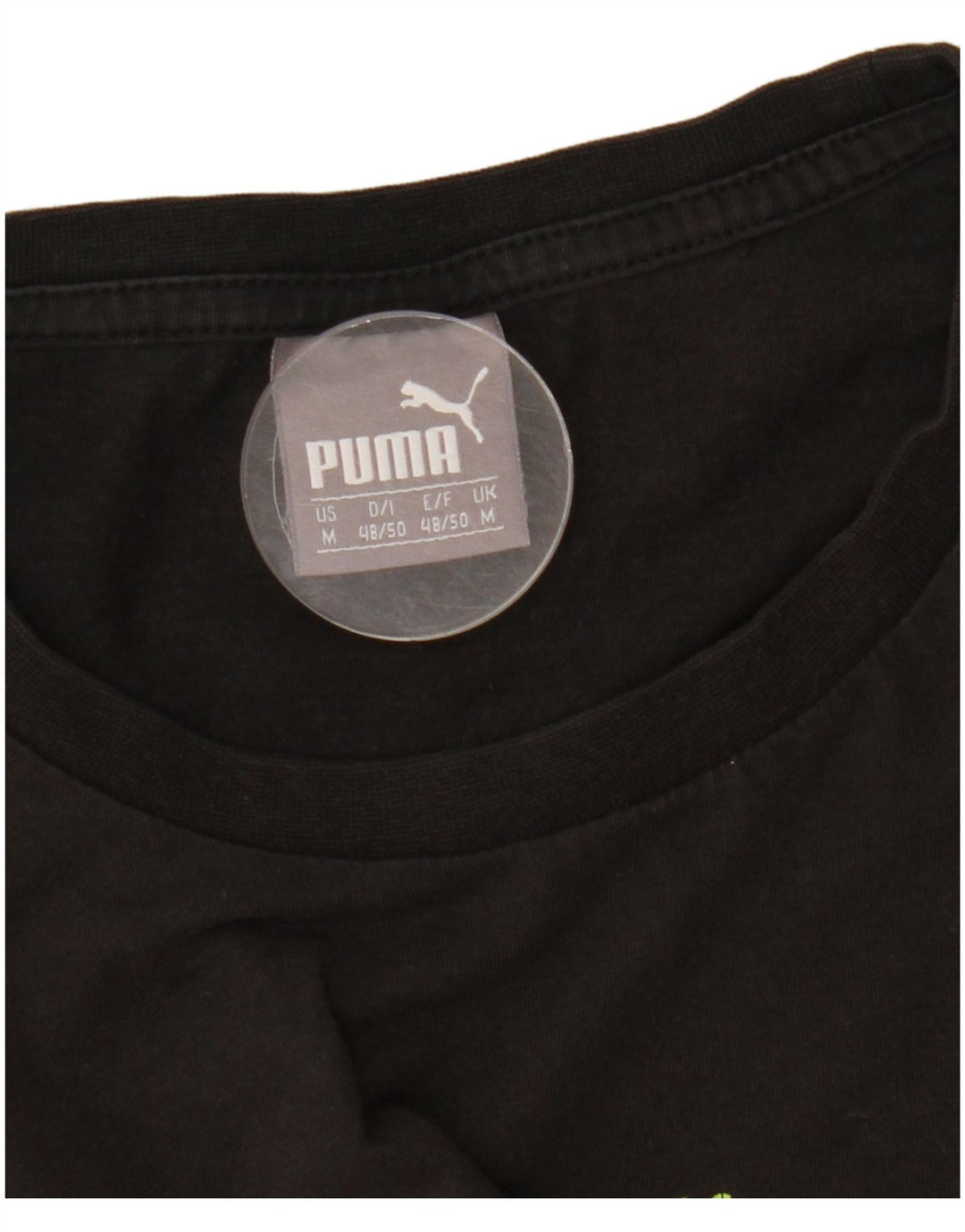 PUMA T-Shirt Graphique Homme Noir Moyen