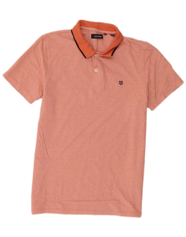 Jack & Jones Polo Homme Large Orange Coton