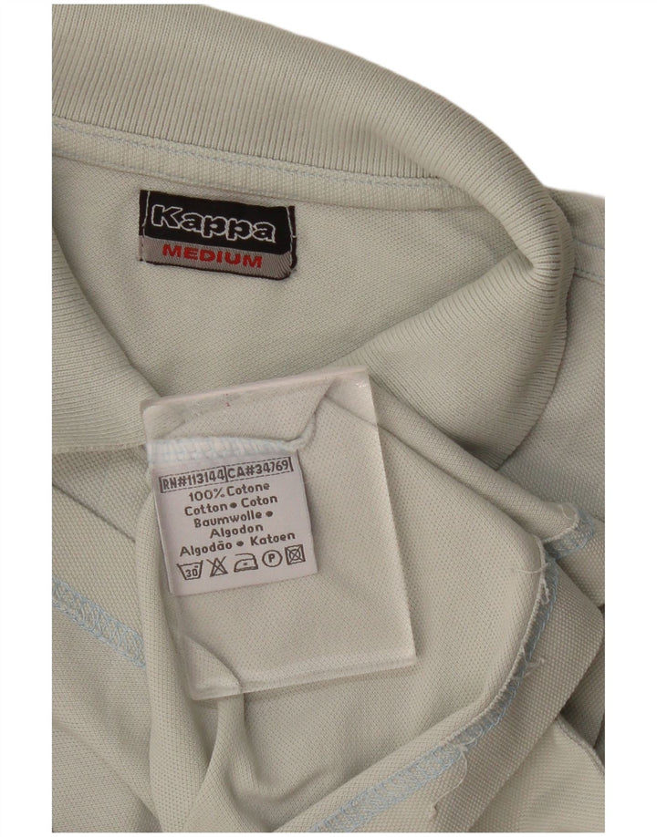 Kappa Polo Femme UK 14 Coton Gris Moyen