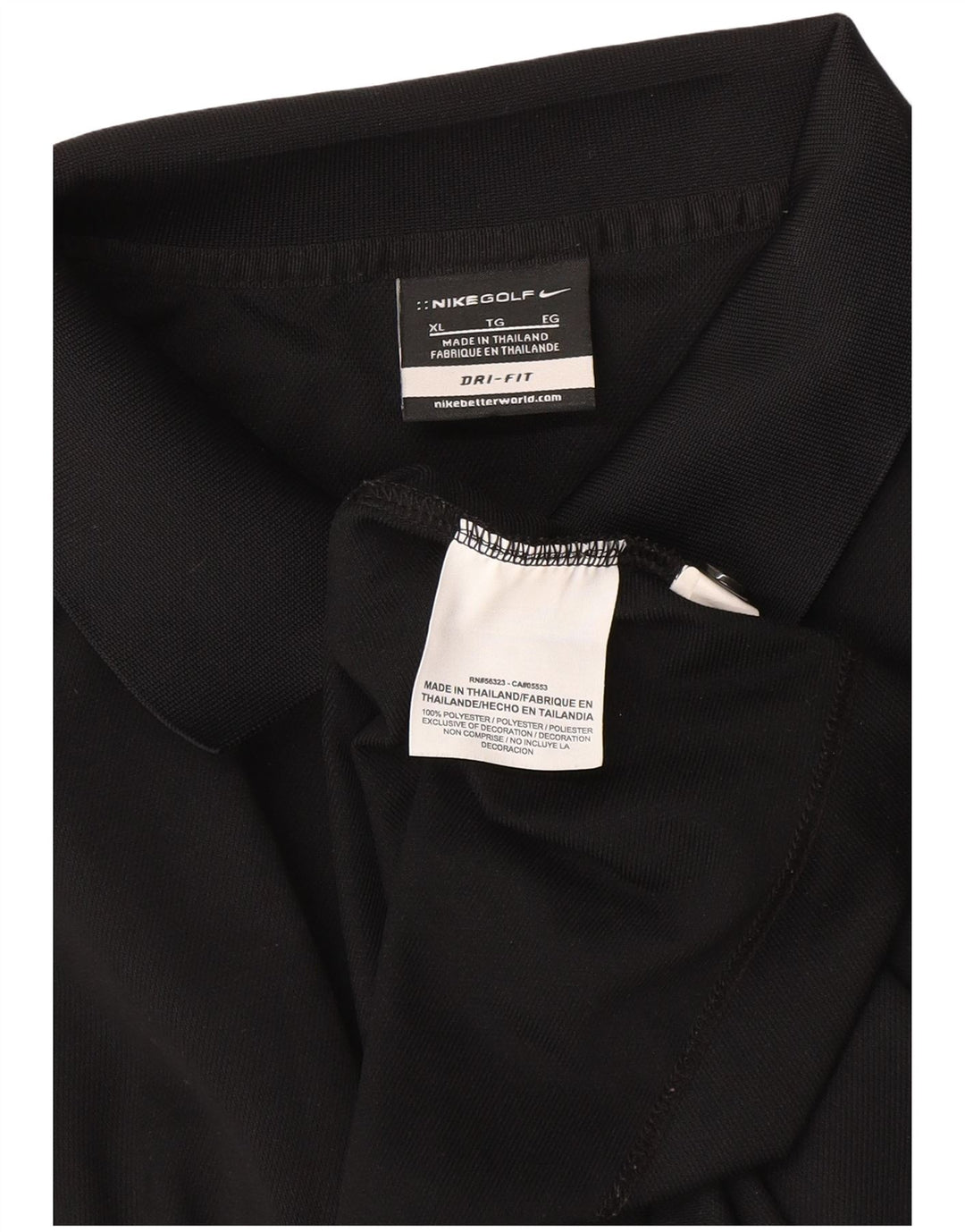 Nike Polo Dri Fit Homme XL Noir Polyester