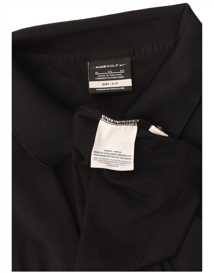 Nike Polo Dri Fit Homme XL Noir Polyester