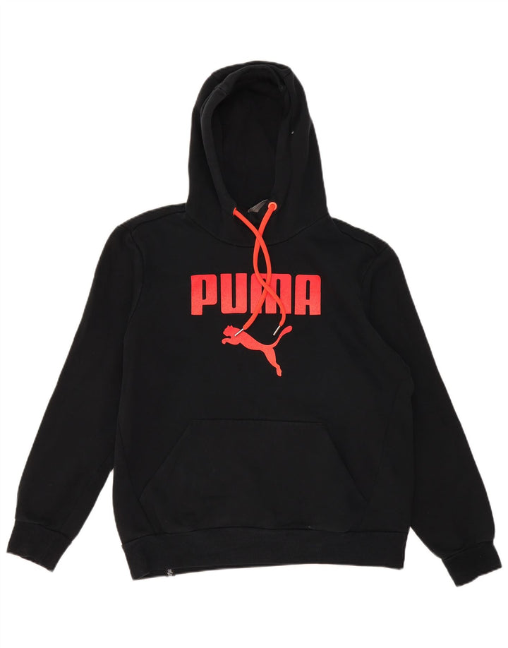 Puma Pull à Capuche Graphique Homme Noir Moyen Coton
