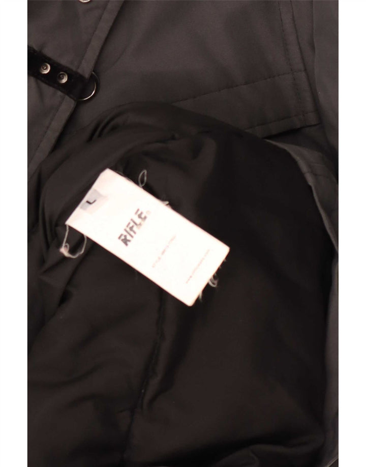 Rifle Veste Parka Homme UK 40 Grand Coton Gris