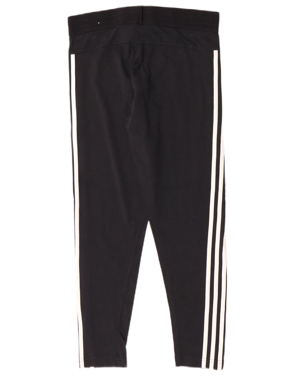 Adidas Leggings Femme UK 14 Grand Coton Noir