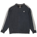 Adidas Hommes Clima 365 Sweatshirt Jumper Petit Bleu Marine Coton