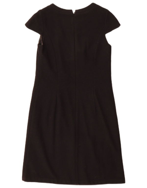 Benetton Robe fourreau pour femme UK 42 Noir moyen
