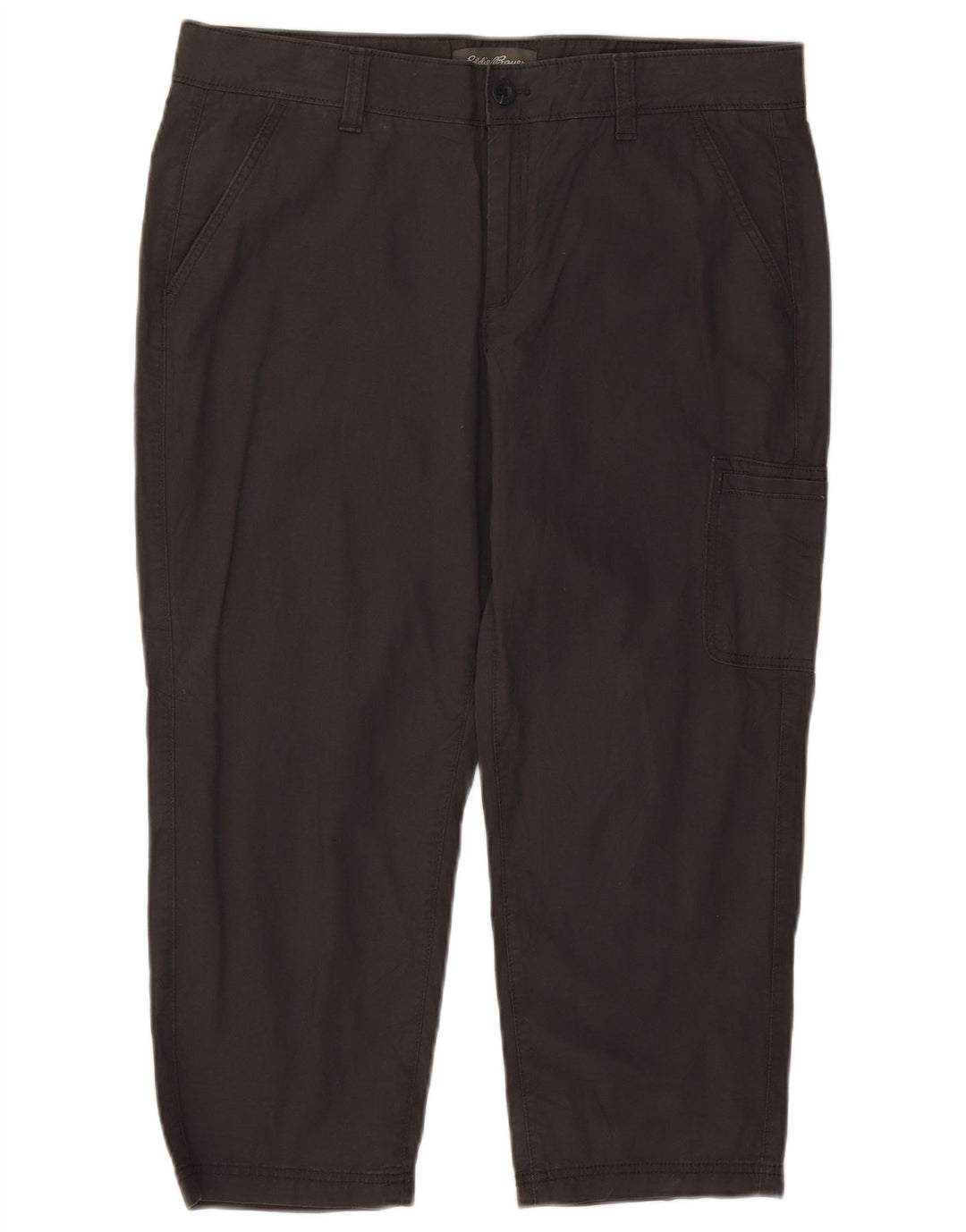EDDIE BAUER Pantalon capri cargo droit pour femme US 14 XL W36 L23 Gris