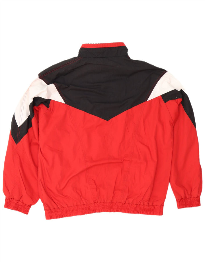 Puma Veste de Survêtement Homme Rouge Moyen Polyester Colorblock