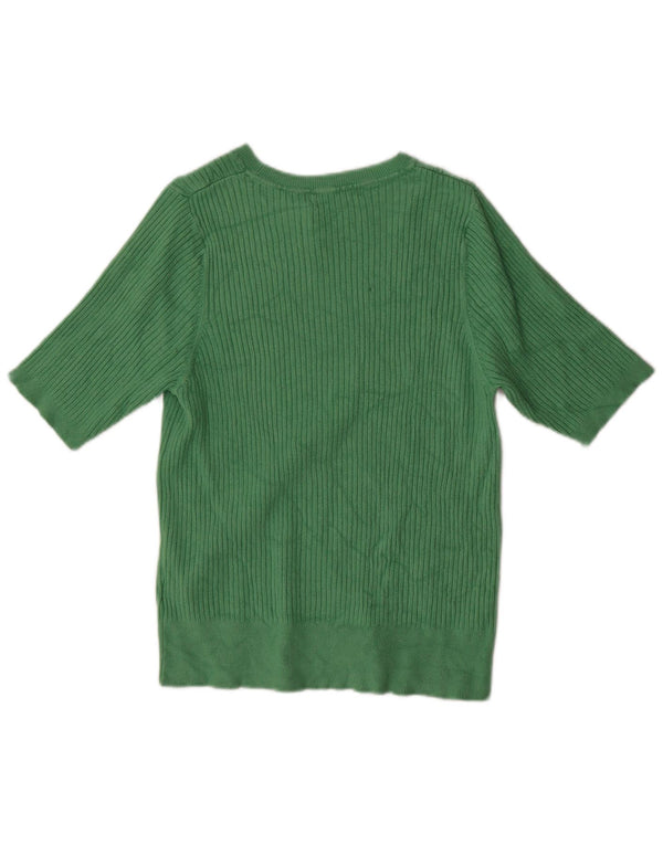 Marks & Spencer Pull col bateau pour femme UK 16 Large Vert