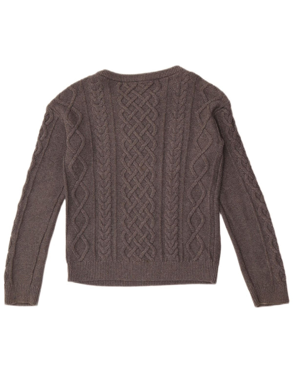 Gap Pull Col Bateau Fille 11-12 ans XL Gris Coton