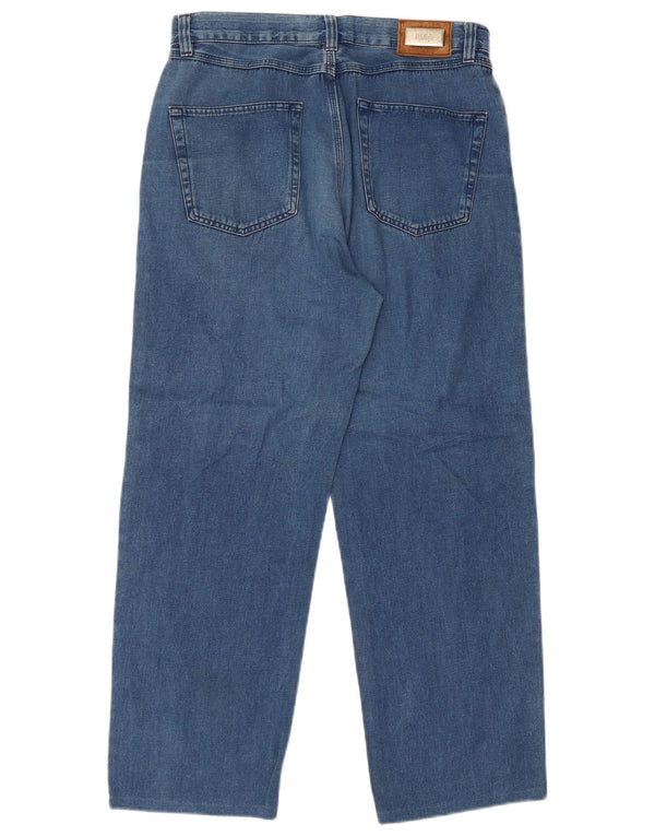 Hugo Boss Jean droit W34 L28 bleu coton pour homme