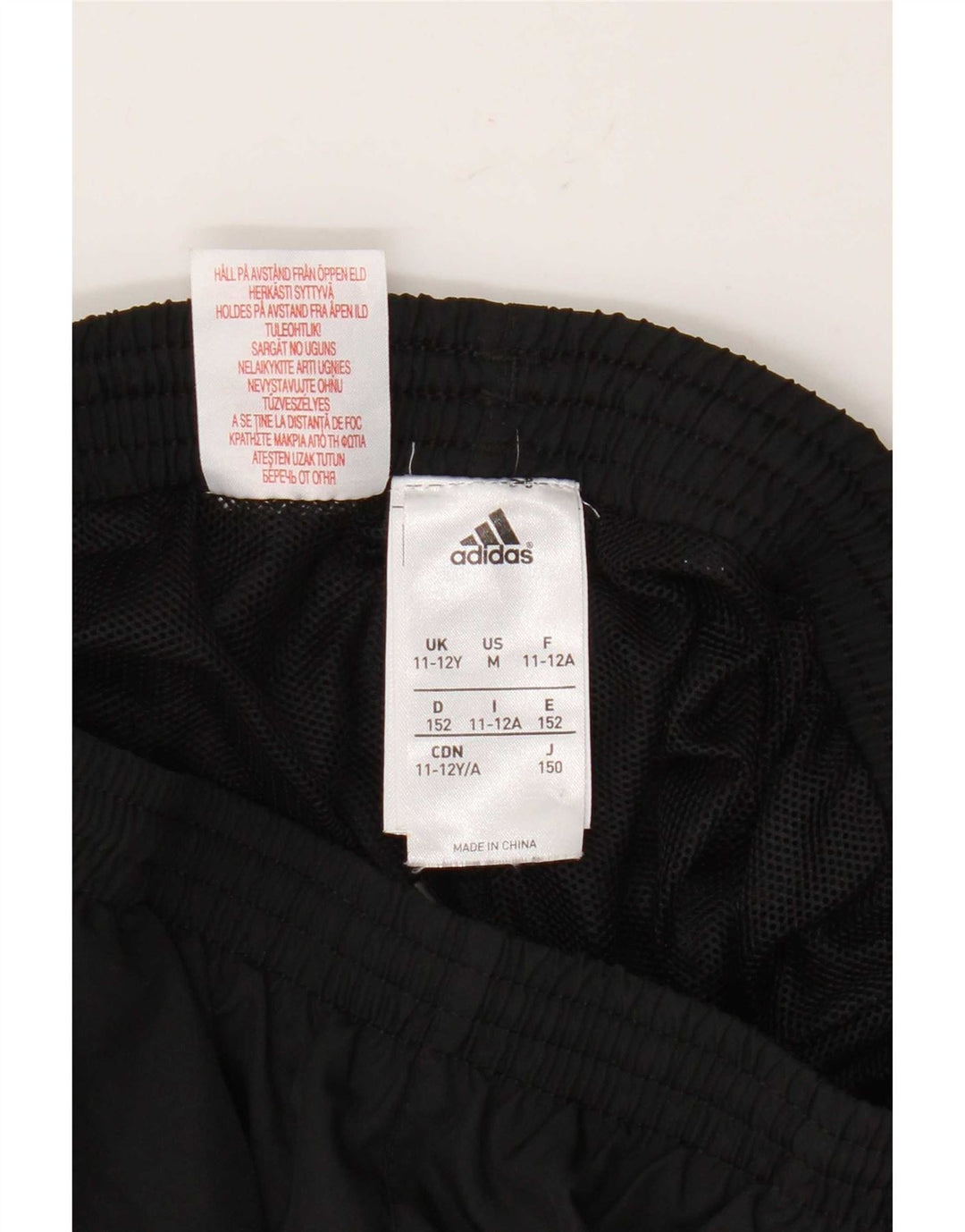 Adidas Short de Sport Graphique Garçon 11-12 Ans Noir Polyester
