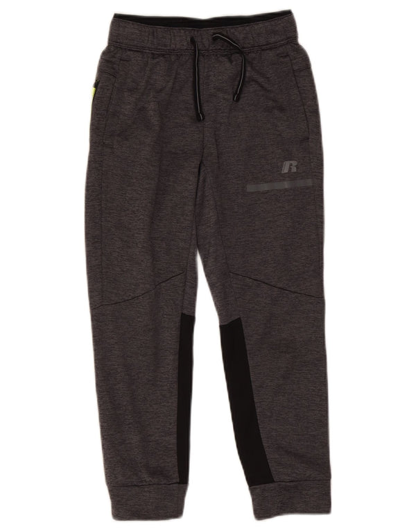 Russell Athletic Pantalon de survêtement pour garçon 7-8 ans Gris moyen