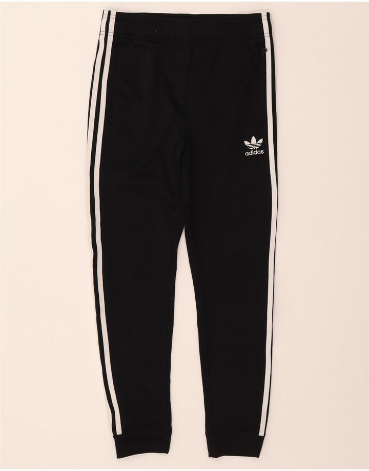 ADIDAS Pantalon de survêtement garçon Joggers 11-12 ans Noir Polyester