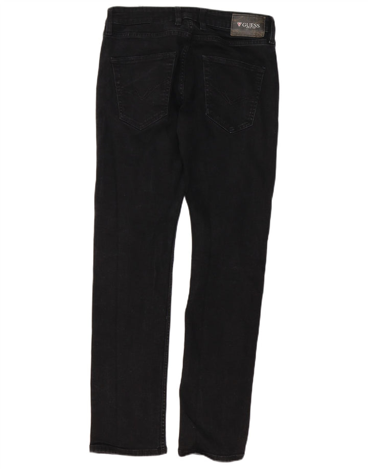 Guess Jean Slim Homme W30 L31 Noir Coton