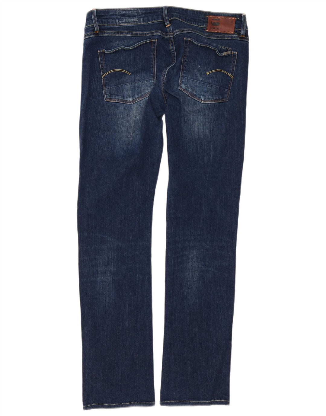 G-STAR Femme 3301 Jean droit W32 L32 Bleu Coton