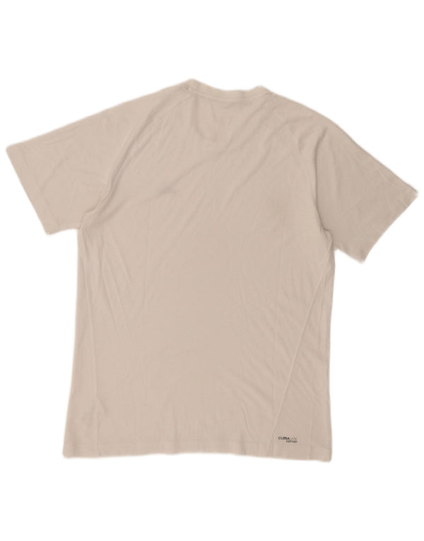 Adidas Hommes Clima 365 T-Shirt Top Blanc Moyen Coton