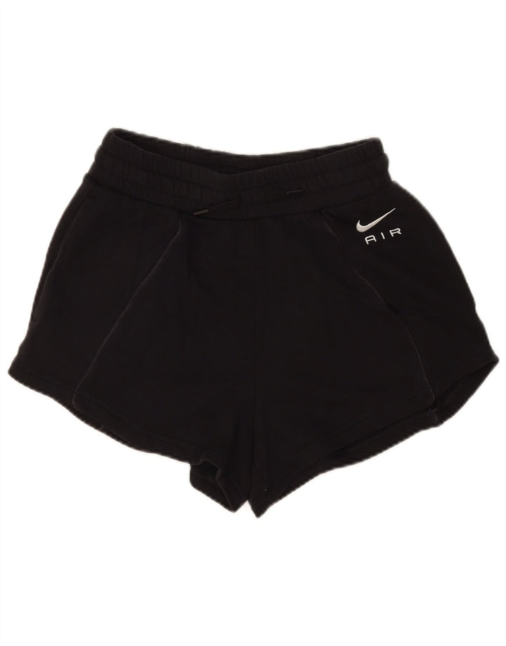Nike Short de sport pour femme UK 10 Petit coton noir