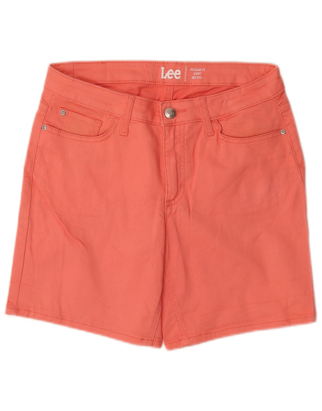 LEE Short décontracté taille moyenne pour femme US 8 Medium W28 en coton rose