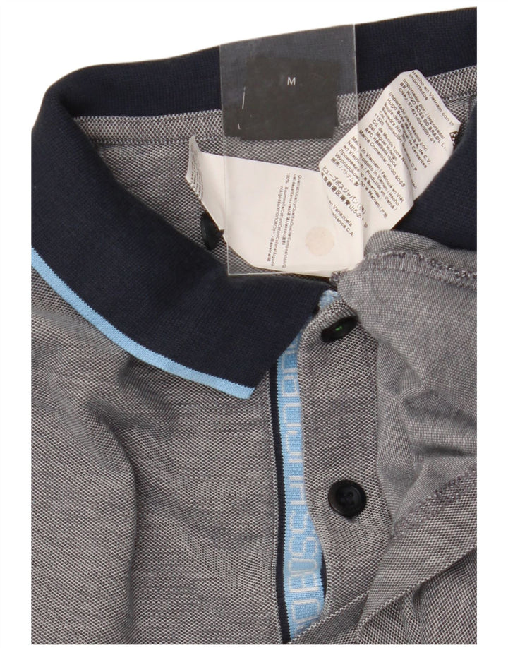Hugo Boss Polo Homme Gris Moyen Colourblock Coton