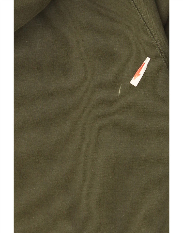 Superdry Pull à capuche en coton kaki moyen pour homme