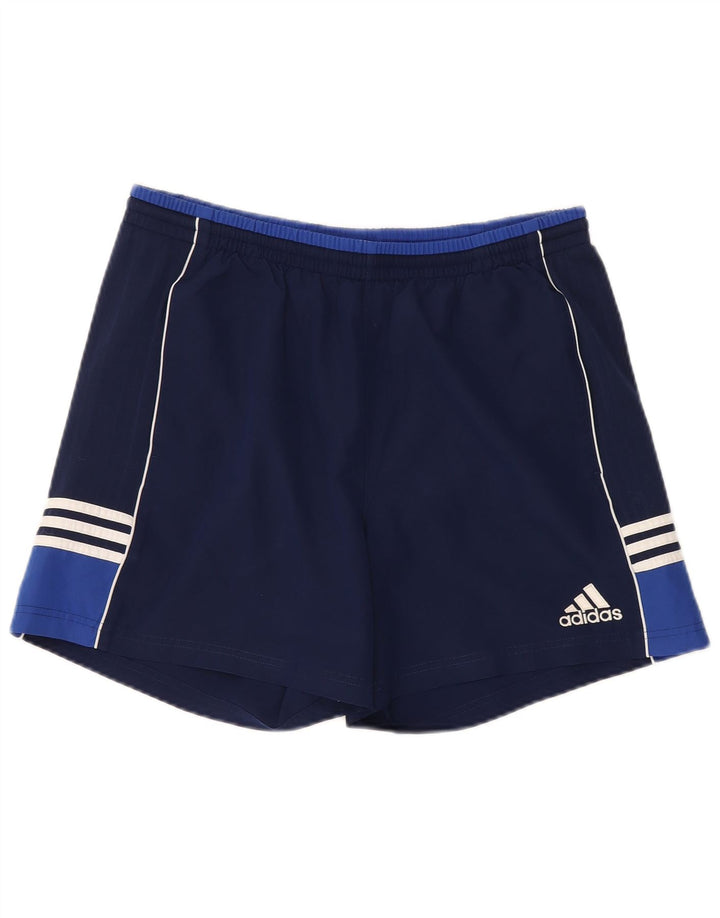 Adidas Short de sport pour homme Large en polyester color block bleu marine