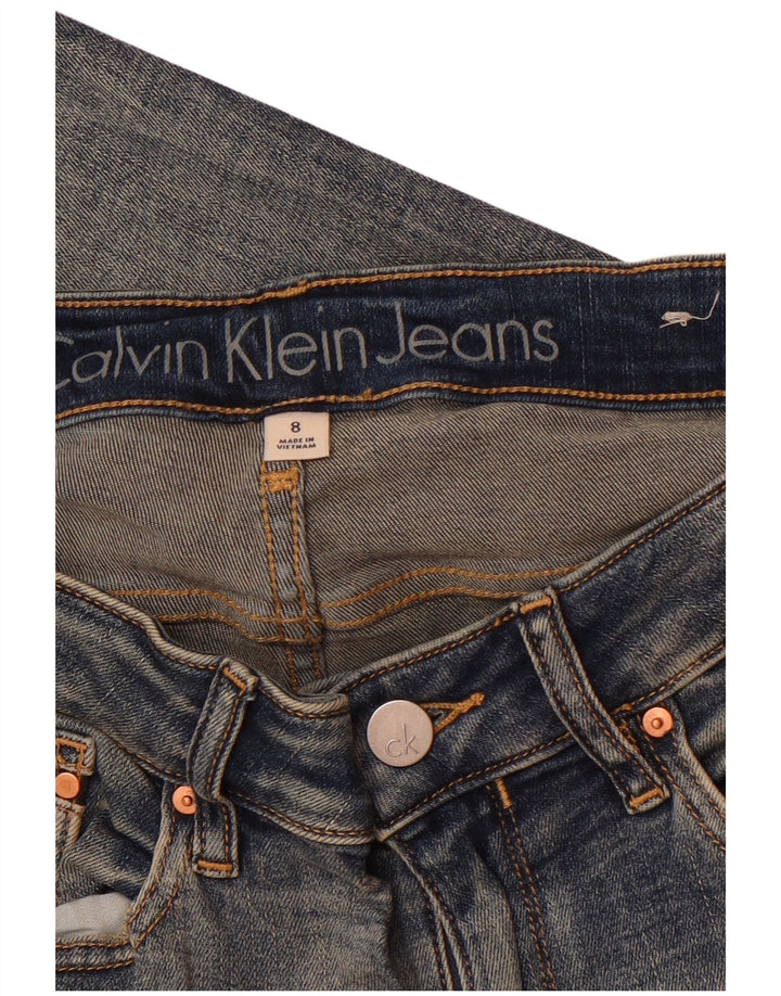 Calvin Klein Jean slim pour femme US 8 Medium W30 L27 Bleu