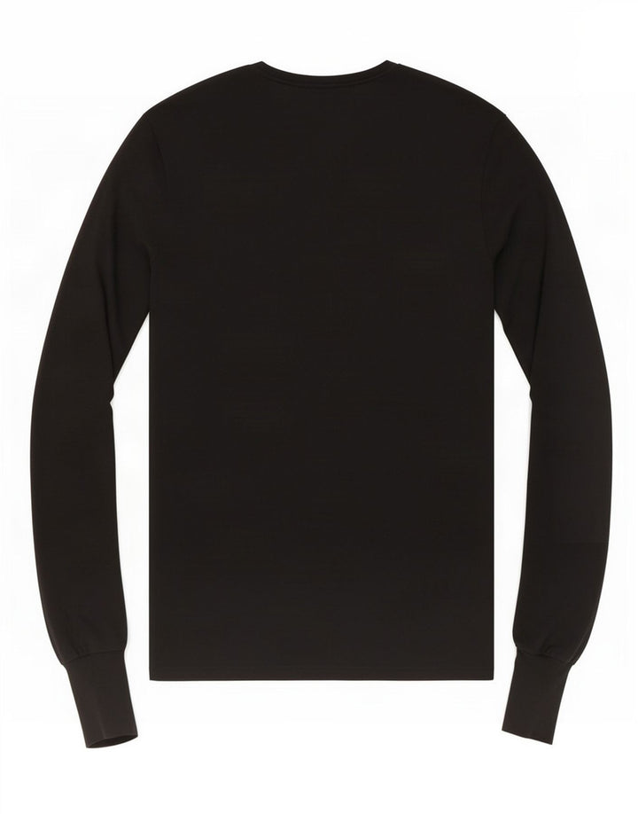 Zara Chemisier à manches longues pour femme UK 12 Noir moyen Polyester
