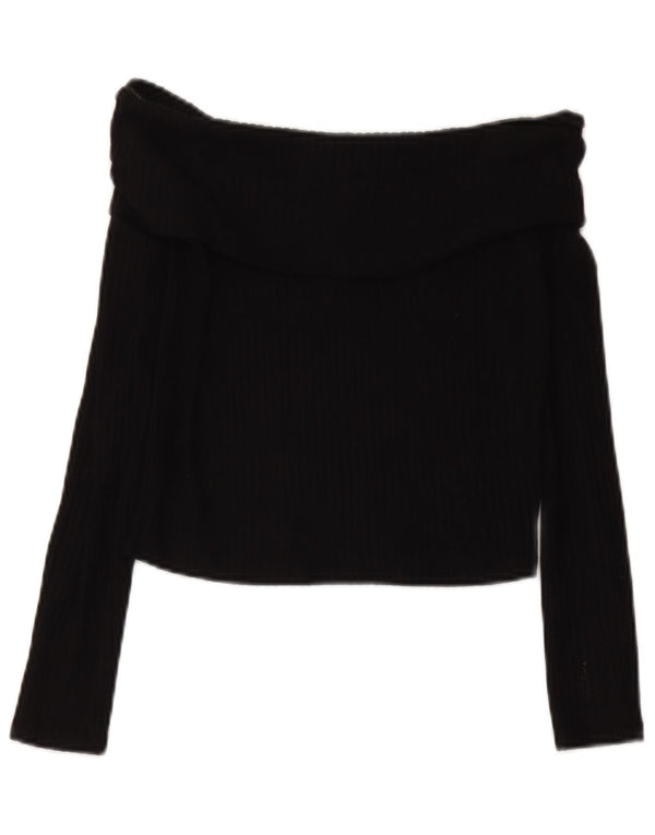 Marks & Spencer Haut court à épaules dénudées pour fille 13-14 ans Noir Viscose
