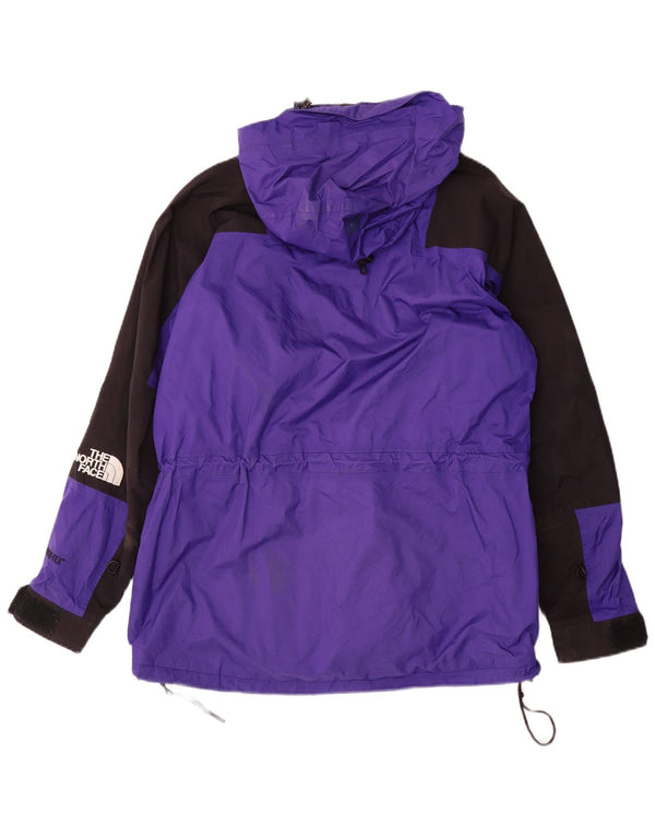 The North Face Veste de pluie à capuche pour femme UK 14 Medium Violet Colourblock
