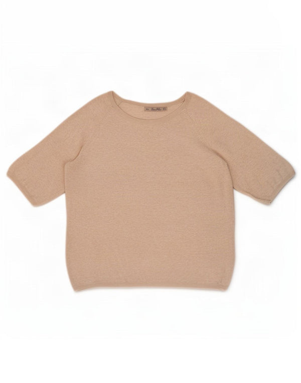 Zara Chemisier surdimensionné pour femme UK 10 Petit Beige