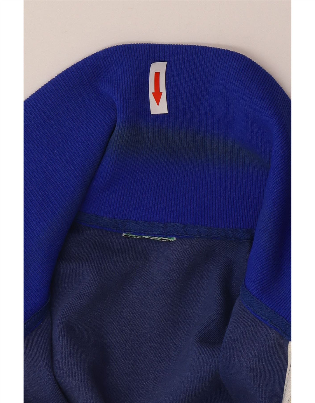 vintage Mens Survêtement Top Veste Grand Bleu