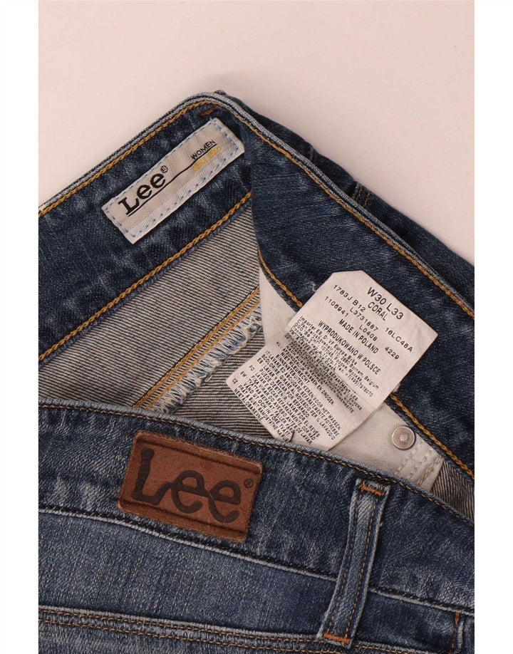 Lee Jean Bootcut Corail Femme W30 L33 Bleu Coton