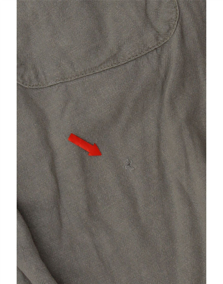 Pantalon Chino Joggers Femme Zara Moyen W30 L27 Gris Viscose
