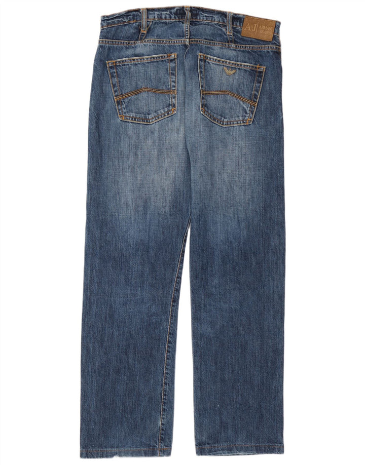 Armani Femme Jean Droit W32 L29 Bleu