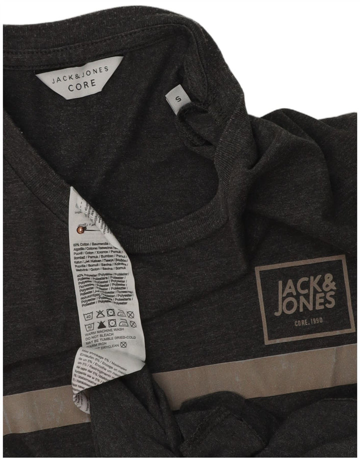 Jack & Jones T-Shirt Homme Petit Gris Colorblock Coton