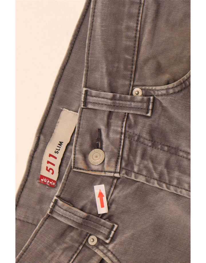 Levi's Jean Slim 511 Homme W30 L29 Gris Coton