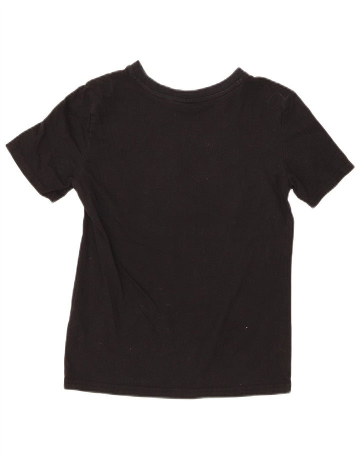 PUMA T-Shirt Graphique Fille 10-11 Ans Coton Noir Moyen