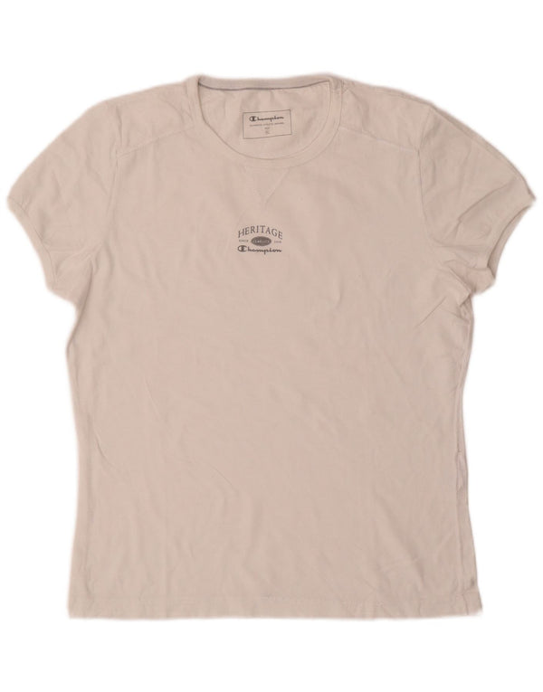 Champion T-shirt Heritage Classics pour femme UK 18 XL Blanc Coton