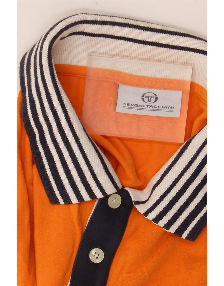 Sergio Tacchini Polo Homme Orange Moyen