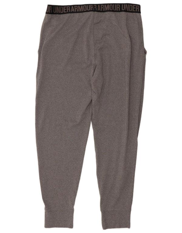 Under Armour Mens Heat Gear Tracksuit Trousers Joggers Small Grey