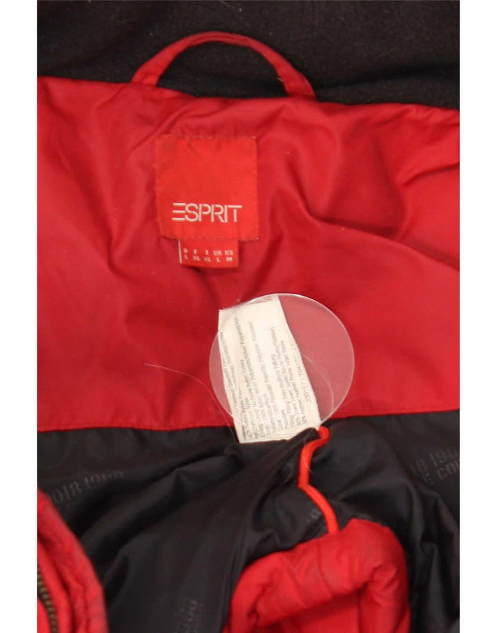 Esprit Veste matelassée pour homme UK 40 Large Rouge Nylon