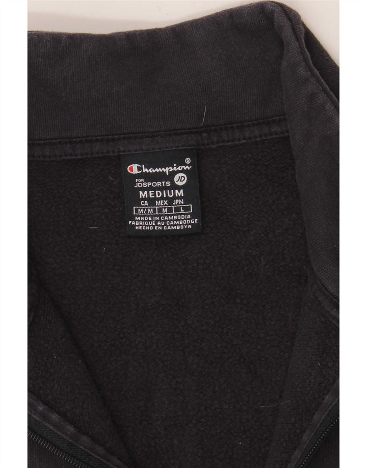 Champion Sweat-shirt à col zippé pour homme en coton bleu marine moyen